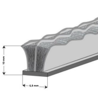 Joint brosse thermique isophonique